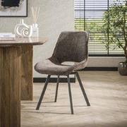 Set van 4 eetkamerstoelen Riviera Rich Taupe draaibaar