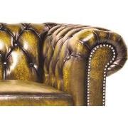 Chesterfield Eco Leather Line - Golden Ember 2-zits
