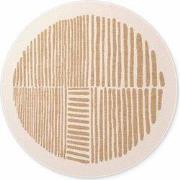 Ted Baker Haringey Rond Buitenkleed Jute Wit- 200 CM ROND