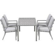 Garden Impressions Senja tuinset 5-delig taupe - Kasper tuintafel 160x...