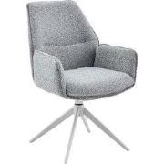 Starfurn - Eetkamerstoel Hera - Grijs - 63x63x83 cm - Set van 2