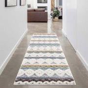 Vloerkleed Focus - Hoogpolig - Fluffy  - Scandinavisch - Multi- 80x300...