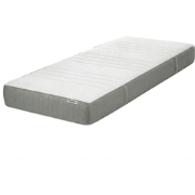 WHISPER - Traagschuimmatras medium - Wit - 80 x 200 cm - Polyester