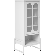 SOLETTA - Dressoir - Wit - Staal