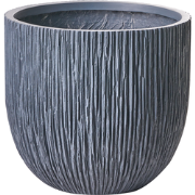 HANYUE - Bloempot - Grijs - 42 x 42 x 39 cm - Klei-vezelmengsel