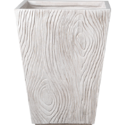 BAIYUN - Bloempot - Lichtbeige - 42 x 42 x 50 cm - Klei-vezelmengsel