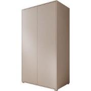 Meubella - Gideon - Kledingkast 2-deurs - Beige - 100x59x178 cm