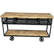 Trolley/BBQ tafel 4 Lades