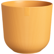 Jazz rond 16 amber geel bloempot