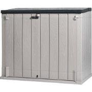 Toomax Stora way opbergbox plus XL 1270 liter - taupe donker grijs