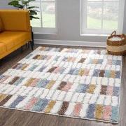 Vloerkleed Focus Patty - Hoogpolig - Fluffy  - Scandinavisch - Multikl...