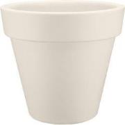 Pure round 40cm linnen wit bloempot elho