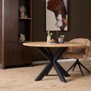 Starfurn Eiken eettafel Ferris | Rond 130 cm | Naturel