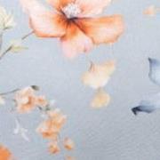 Sierkussen met paspel ca. 50x50 cm Florina blue (4 stuks)