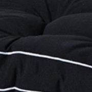 Florance kussen 45x45 Panama zwart (4 stuks)