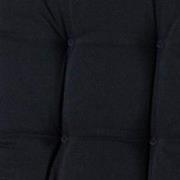 Kussen hoog 50x123 Panama zwart (4 stuks)