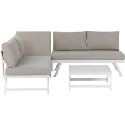 COCCORINO - Loungeset voor 5 - Taupe - Aluminium