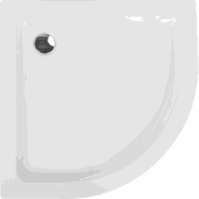 ALISO - Douchebak - Wit - 90 x 90 x 5 cm - Synthetisch materiaal