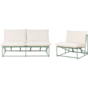 PICO - Loungeset 3-zits - Groen - Staal