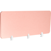 SPLIT - Bureauscheidingswand - Perzikroze - 180 x 50 cm - Polyester