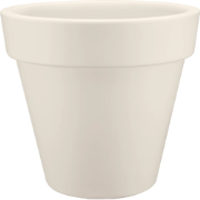 Pure round 80cm linnen wit bloempot elho
