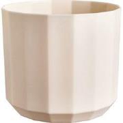 Facet rond 23 cm amandelroze