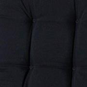 Kussen mona niedrig Basic zwart (4 stuks)