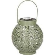 Solar lantaarn metaal sage groen I