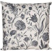 Buitenkussen vintage bloemen 60x60 cm