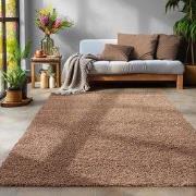 Tapijtenloods Basic Shaggy vloerkleed Caramel Hoogpolig- 80x150 CM