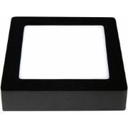 FLUKE LED plafonnier vierkant zwart 12W 3000K 17,5cm