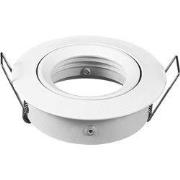 SATURN inbouwspot richtbaar GU10 (excl. Lamp) mat wit 83mm