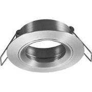 SATURN inbouwspot vast GU10 (excl. Lamp) geborsteld alu 80mm