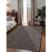 Elle Decoration Harvest Jute Vloerkleed  Creme Zwart- 160x230 CM