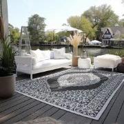 Elle Decoration Gemini Buitenkleed Dubbelzijdig Vloerkleed Zwart- 160x...