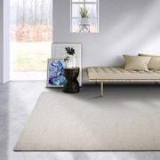 Elle Decoration Delhi Wol Hand-made Vloerkleed  Wit- 190x280 CM