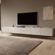 Meubella - TV-Meubel Calgary - Beige - 300 cm - Hangend of Staand
