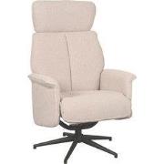 LABEL51 Fauteuil Verdal - Naturel - Boucle - Excl. Hocker