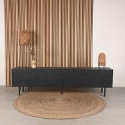 LABEL51 Tv-meubel Cotia - Zwart - Mangohout - One Size