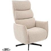 LABEL51 Elektrische Relaxfauteuil Goteborg - Naturel Royal Boucle