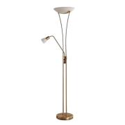 Lindby - Felicia Vloerlamp Brass/White