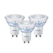 PhilipsPhilips - 3-pack Lichtbron LED Dimbaar 3,8W GU10