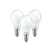 PhilipsPhilips - 3-pack Lichtbron LED Dimbaar 4,5W Kogel E14