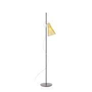 Kartell - K-Lux Vloerlamp Black/Straw Yellow