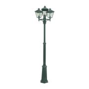 Norlys - London 3 Buiten Park Lamp Smal met Grondpin Zwart