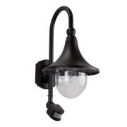 Lindby - Daphne Buiten Wandlamp w/Sensor Black