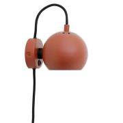 Frandsen - Ball Wandlamp Matt Terracotta Red