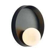 Lucande - Andelina Wandlamp Black/Opal