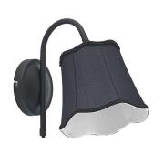 Lucande - BintaWandlamp Silver Black