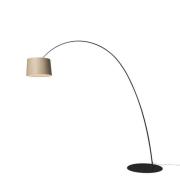 Foscarini - Twiggy Elle Wood Vloerlamp Tunable White Zwart